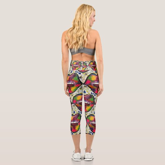Kiss Capri Leggings (Rückseite)