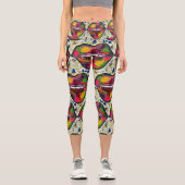 Kiss Capri Leggings (Vorderseite)