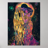 Kiss Celestis Fantasy Art Nouveau Poster (Vorne)