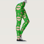 Kiss Clover Lips Kleeblatt St Patricks Leggings (Rechts)