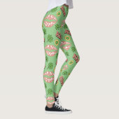Kiss Clover Lips St. Patrick's Day Leggings (Rechts)
