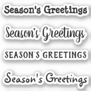 Kiss-Cut Custom Greeting x4 #10 (Greetin der Saiso Aufkleber