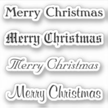 Kiss-Cut Custom Greeting x4 #5 (Frohe Weihnachten)