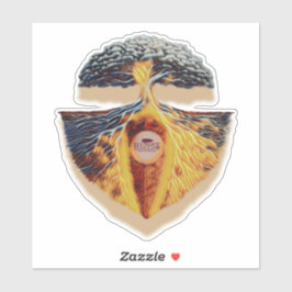 KIss Cut Hungry Hollow Brewing Sticker 