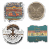 Kiss Cut Hungry Hollow Stickers (4) Aufkleber (Vorderseite)