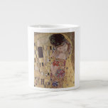 Kiss Detail - Gustav Klimt Jumbo-Tasse<br><div class="desc">Berühmtes romantisches Gemälde von Gustav Klimt. Das Kiss ist ein wunderschönes Meisterwerk für echte Kunstliebhaber,  ein wunderbares Detail dieses klassischen Gemäldes.</div>