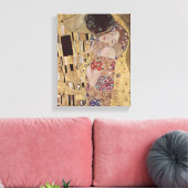 Kiss Detail - Gustav Klimt Leinwanddruck (Insitu (Wohnzimmer))
