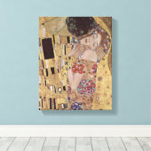 Kiss Detail - Gustav Klimt Leinwanddruck (Insitu (Holzboden))