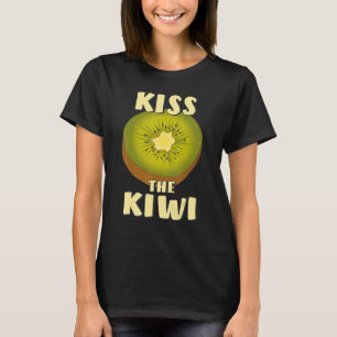 KISS DIE KIWI Fruchtvitamine Vegan Kiwi T-Shirt