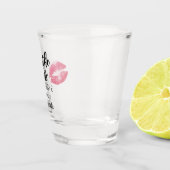Kiss die Miss Goodbye Junggeselinnen-Abschied Schnapsglas (Rechts)