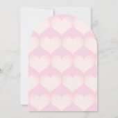 Kiss die Miss Valentines Brautdusche Einladung (Rückseite)