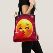 Kiss Emoji: Love and Hearts Art Tasche (Von Nahem)