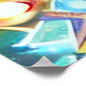 Kiss For a Star Kingdom Psychedelic Dream Pop Poster (Ecke)