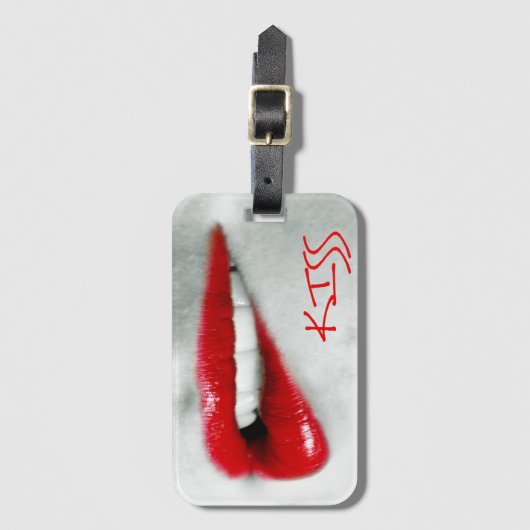 Kiss Gepäckanhänger (Vorderseite Vertikal)