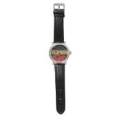 KISS Gold Retro Watch / Fun Party Classic Armbanduhr (Flach)