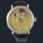 Kiss - Gustav Klimt Armbanduhr<br><div class="desc">Gustav Klimt - Kunstschau</div>