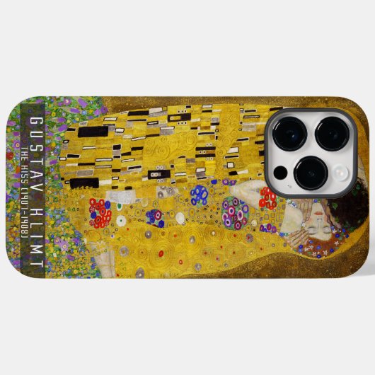 Kiss - Gustav Klimt Case-Mate iPhone Hülle (Rückseite (Horizontal))