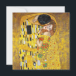 Kiss - Gustav Klimt - Flachgrüßkarte Karte<br><div class="desc">Gustav Klimt - Kunstkarte</div>