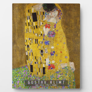 Kiss - Gustav Klimt Fotoplatte