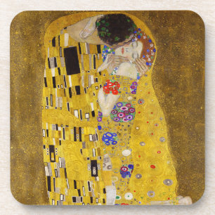 Kiss - Gustav Klimt Getränkeuntersetzer