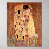 Kiss Gustav Klimt Kunst Poster (Vorne)