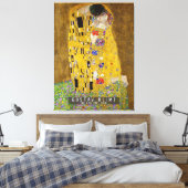 Kiss - Gustav Klimt Leinwanddruck (Insitu (Schlafzimmer))