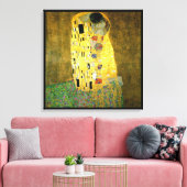 Kiss ~ Gustav Klimt Leinwanddruck (Insitu (Wohnzimmer))