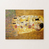 Kiss Gustav Klimt Malerei Vintag Puzzle (Horizontal)