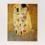 Kiss Gustav Klimt Malerei Vintag Puzzle<br><div class="desc">Kaiserlicher österreichischer Maler Gustav Klimts Meisterwerk : Das Kissengemälde</div>