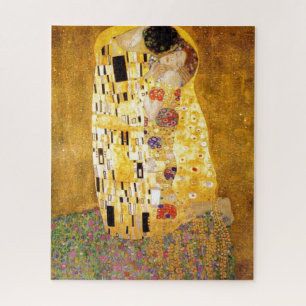 Kiss Gustav Klimt Malerei Vintag Puzzle