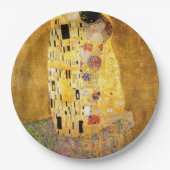 Kiss Gustav Klimt Pappteller (Vorderseite)