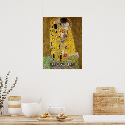 Kiss - Gustav Klimt Poster (Küche)