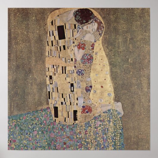Kiss - Gustav Klimt Poster (Vorne)
