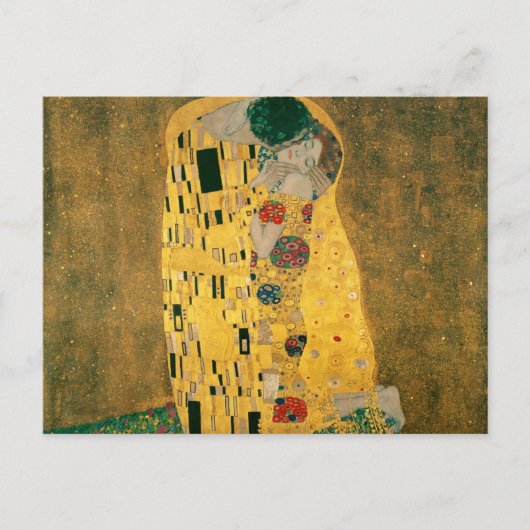 Kiss - Gustav Klimt Postkarte (Vorderseite)