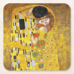 Kiss - Gustav Klimt   Rechteckiger Pappuntersetzer<br><div class="desc">Gustav Klimt - schöne Kunst</div>