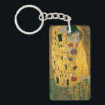 Kiss - Gustav Klimt Schlüsselanhänger<br><div class="desc">Berühmtes romantisches Gemälde von Gustav Klimt. Der Kuss ist ein wunderschönes Meisterwerk für echte Kunstliebhaber.</div>