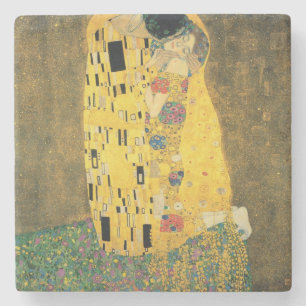 Kiss - Gustav Klimt Steinuntersetzer