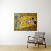Kiss - Gustav Klimt Wandteppich (Beispiel (Horizontal))