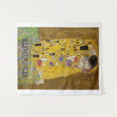 Kiss - Gustav Klimt Wandteppich (Vorderseite (Horizontal))