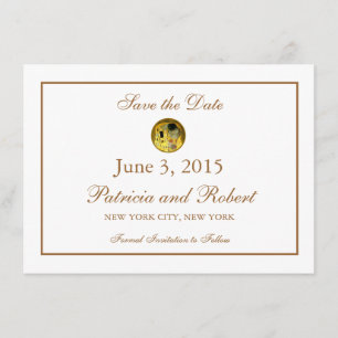 Kiss Gustav Klimt Wedding   Save The Date