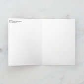 "Kiss Hard" Gemälde auf einem Dankeskarte (Innenseite)