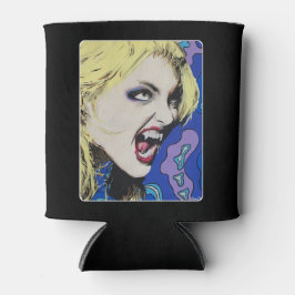 "Kiss Hard" Gemälde auf einem Dosenkühler