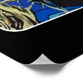 "Kiss Hard" Gemälde auf einem Poster (Ecke)