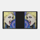 "Kiss Hard" Gemälde auf einem Schreibtischunterlage (Vorderseite)