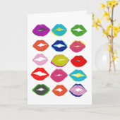 Kiss Karte (Gelbe Blume)