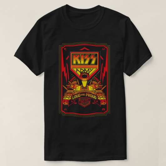 KISS - KISS-Armee, Loud & Proud-T - Shirt (Design vorne)