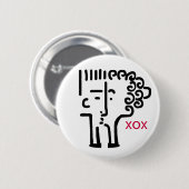 Kiss kiss button (Vorne & Hinten)