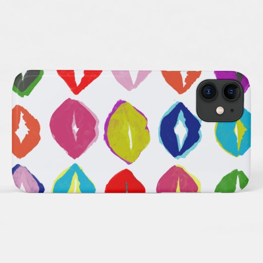 Kiss Kiss Case-Mate iPhone Hülle (Rückseite (Horizontal))