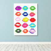 Kiss Kiss Leinwanddruck (Insitu (Holzboden))