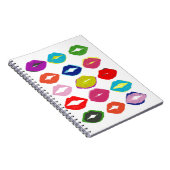 Kiss Kiss Notizblock (Rechte Seite)